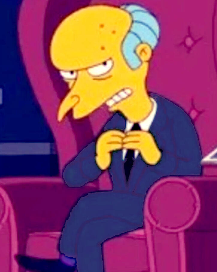 Mr. Burns from The Simpsons!!!